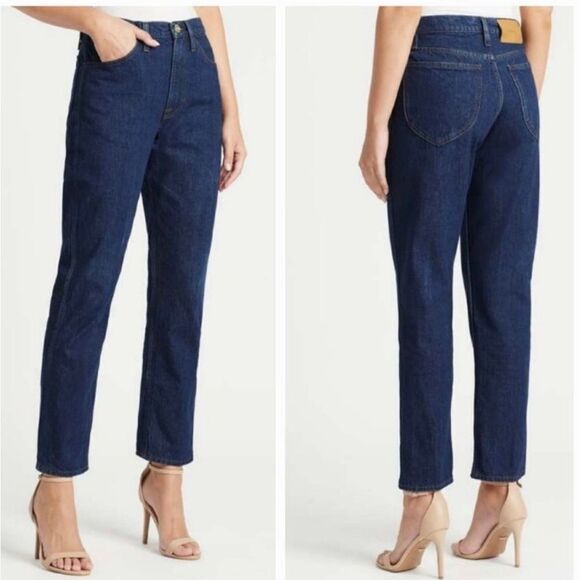 NWT Frame Le Italien True Straight Jeans Vintage Blue Size 31 - Picture 1 of 13